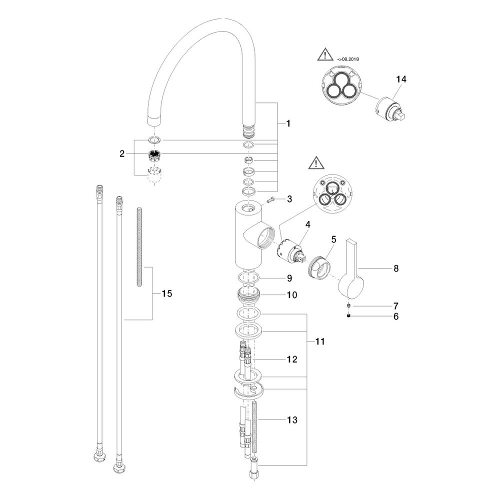 Dornbracht Einhebelmischer Tara Ultra schwenkbar, Ausladung 241mm, max. 8l/min,... DORNBRACHT-33816875-39 4099477400815 (Abb. 6)