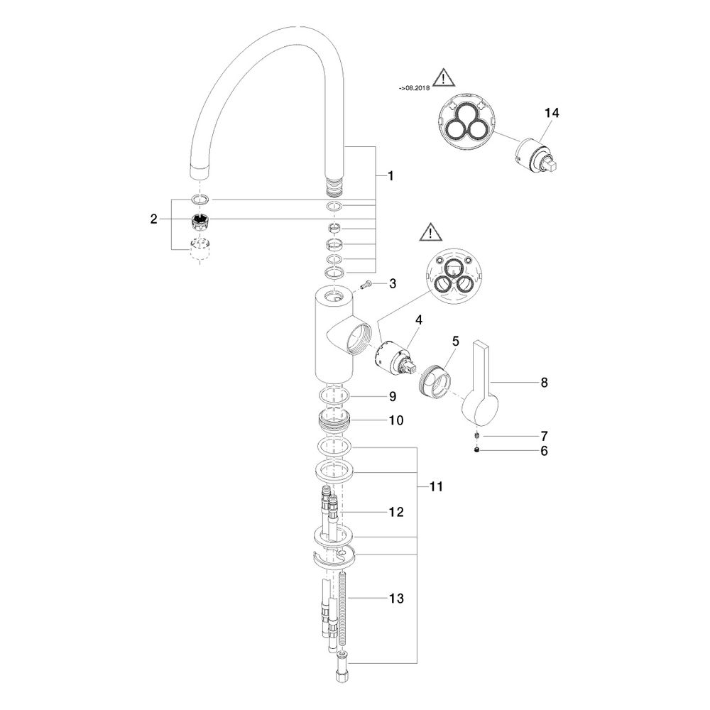 Dornbracht Einhebelmischer Tara Ultra schwenkbar, Ausladung 241mm, max. 8l/min,... DORNBRACHT-33816875-39 4099477400815 (Abb. 8)