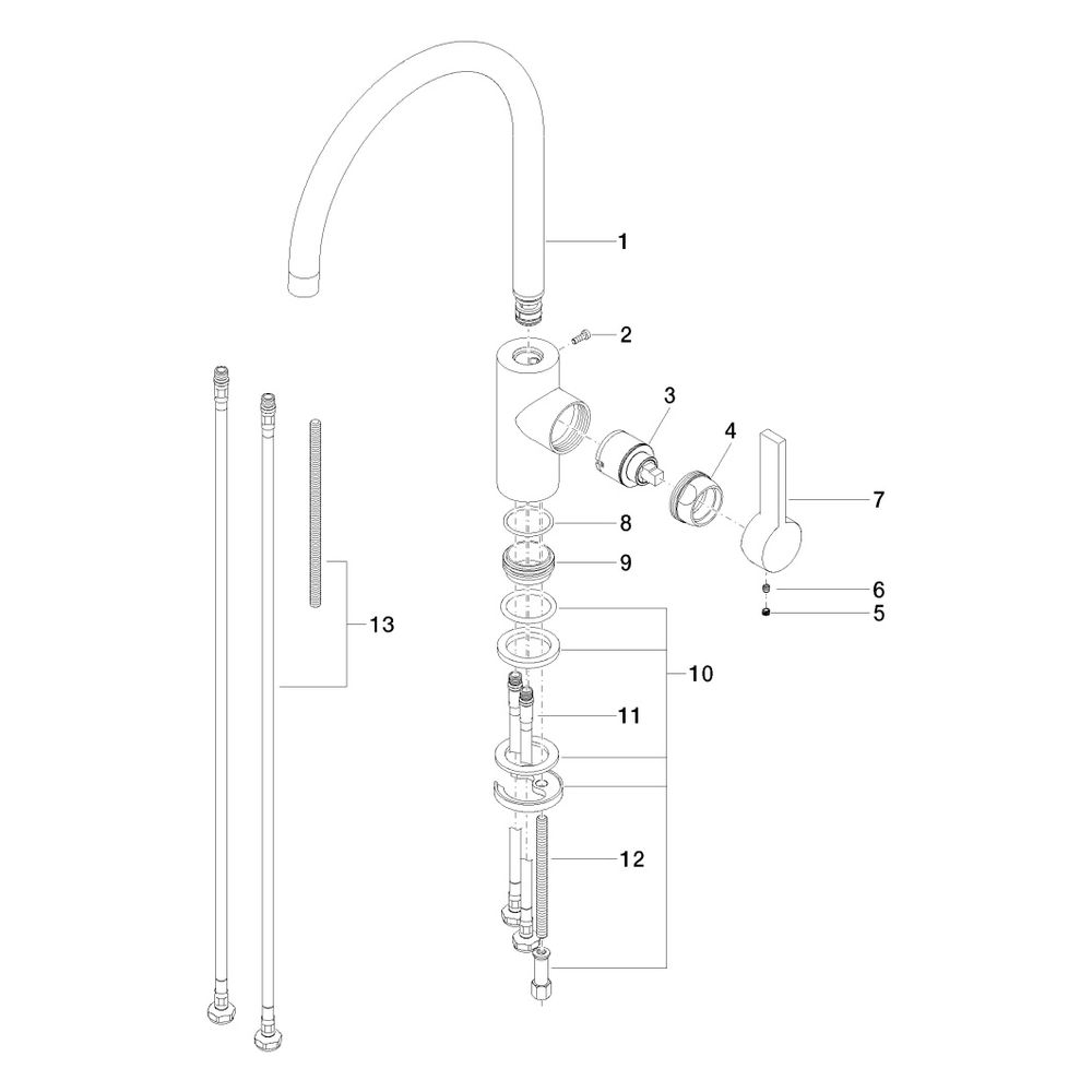 Dornbracht Einhebelmischer Tara Ultra schwenkbar, Ausladung 241mm, max. 8l/min... DORNBRACHT-33816875-39 4099477400815 (Abb. 10)