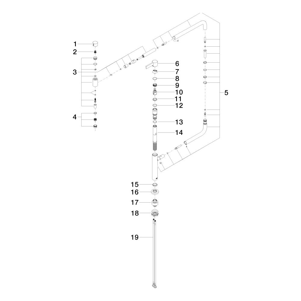 Dornbracht Einhebelmischer Tara Ultra Pivot schwenkbar, Ausladung 552mm, max. 8... DORNBRACHT-33845875-08 4029011893872 (Abb. 5)