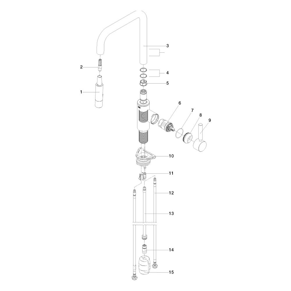 Dornbracht Einhebelmischer Meta Square Pull-down mit Brausefunktion, Ausladung ... DORNBRACHT-33870861-39 4099477400990 (Abb. 6)