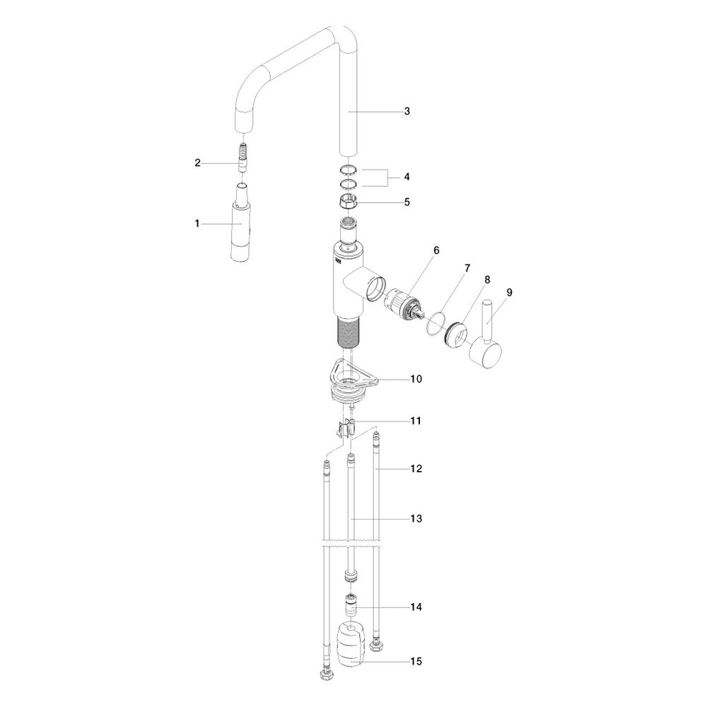 Dornbracht Einhebelmischer Meta Square Pull-down mit Brausefunktion, Ausladung ... DORNBRACHT-33870861-47 4099477055169 (Abb. 5)