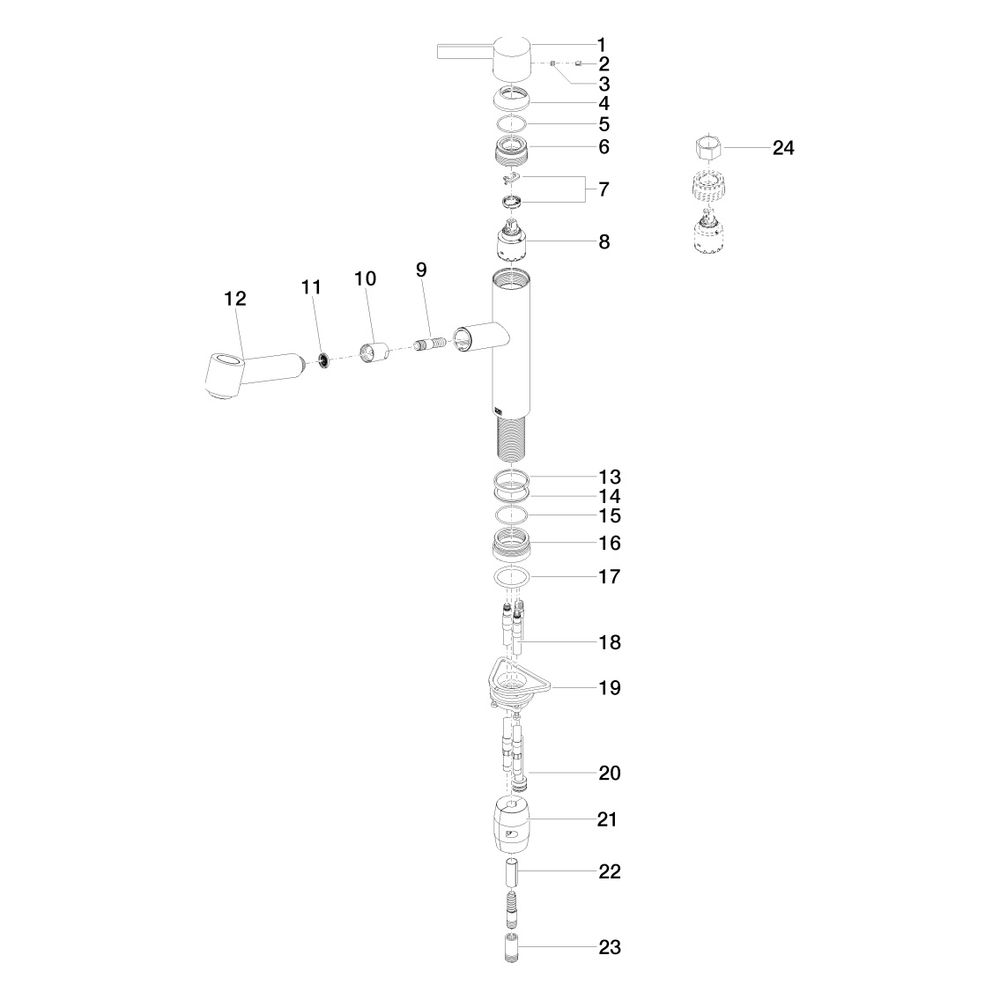 Dornbracht eno Einhandmischer Pull-out mit Brausefunktion 33875760 platin... DORNBRACHT-33875760-08 4029011893759 (Abb. 5)