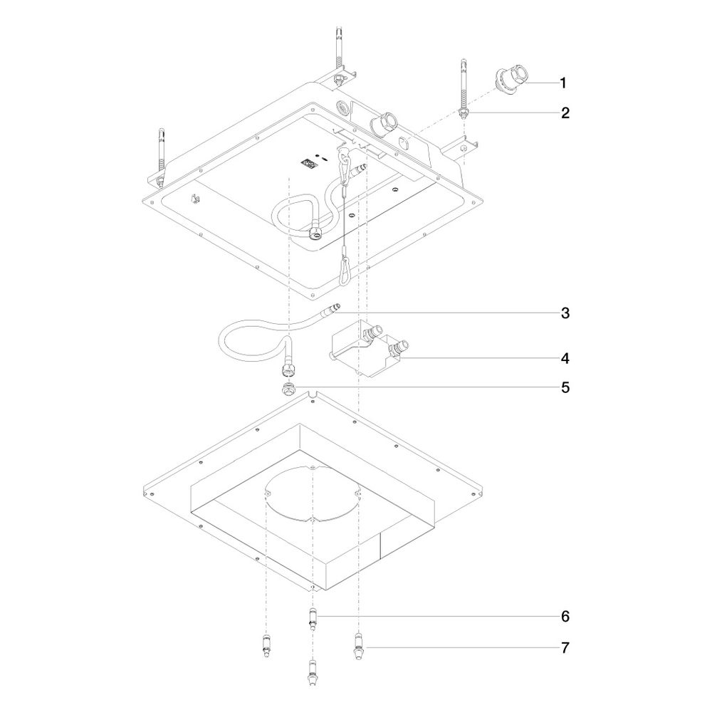 Dornbracht Unterputz-Deckeneinbaukasten für Deckeneinbau flächenbündig 310x250mm... DORNBRACHT-3504397090 4029011952036 (Abb. 3)
