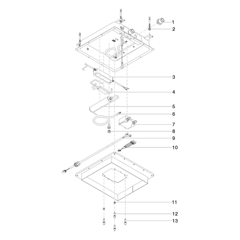 Dornbracht Unterputz-Deckeneinbaukasten für Deckeneinbau mit Licht flächenbündig... DORNBRACHT-3504497090 4029011952005 (Abb. 3)