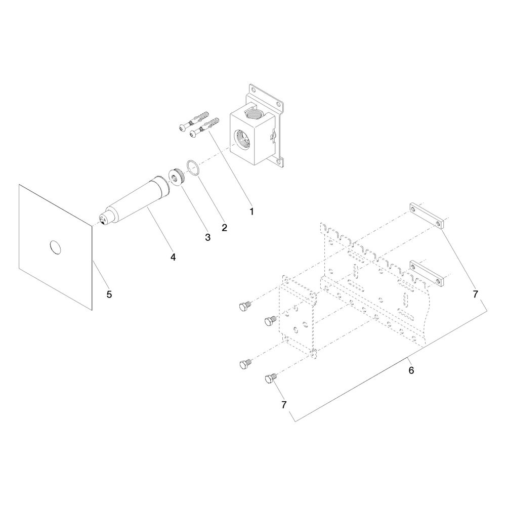 Dornbracht Unterputz-Ventil Messing bleifrei Anschluss IG 3/4" 1x Abgang IG 3/4"... DORNBRACHT-3560897090 4029011853401 (Abb. 5)