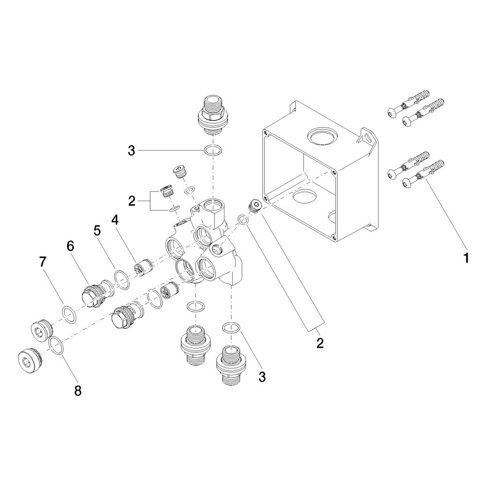 Dornbracht Waschtischbatterie eSet Touchfree mit Temperatureinstellung zur Kombi... DORNBRACHT-3574097090 4029011749964 (Abb. 5)