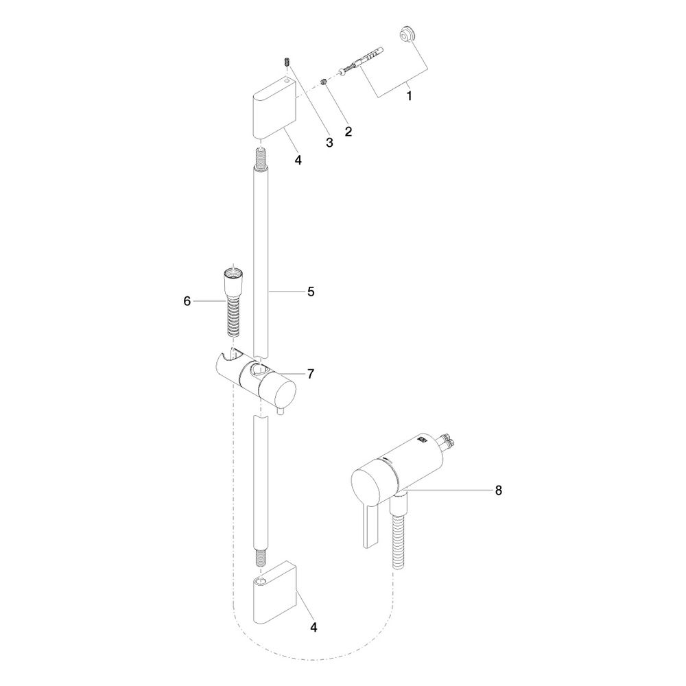 Dornbracht Unterputz Einhandmischer Serienneutral 36110970 platin... DORNBRACHT-36110970-08 4029011912603 (Abb. 5)