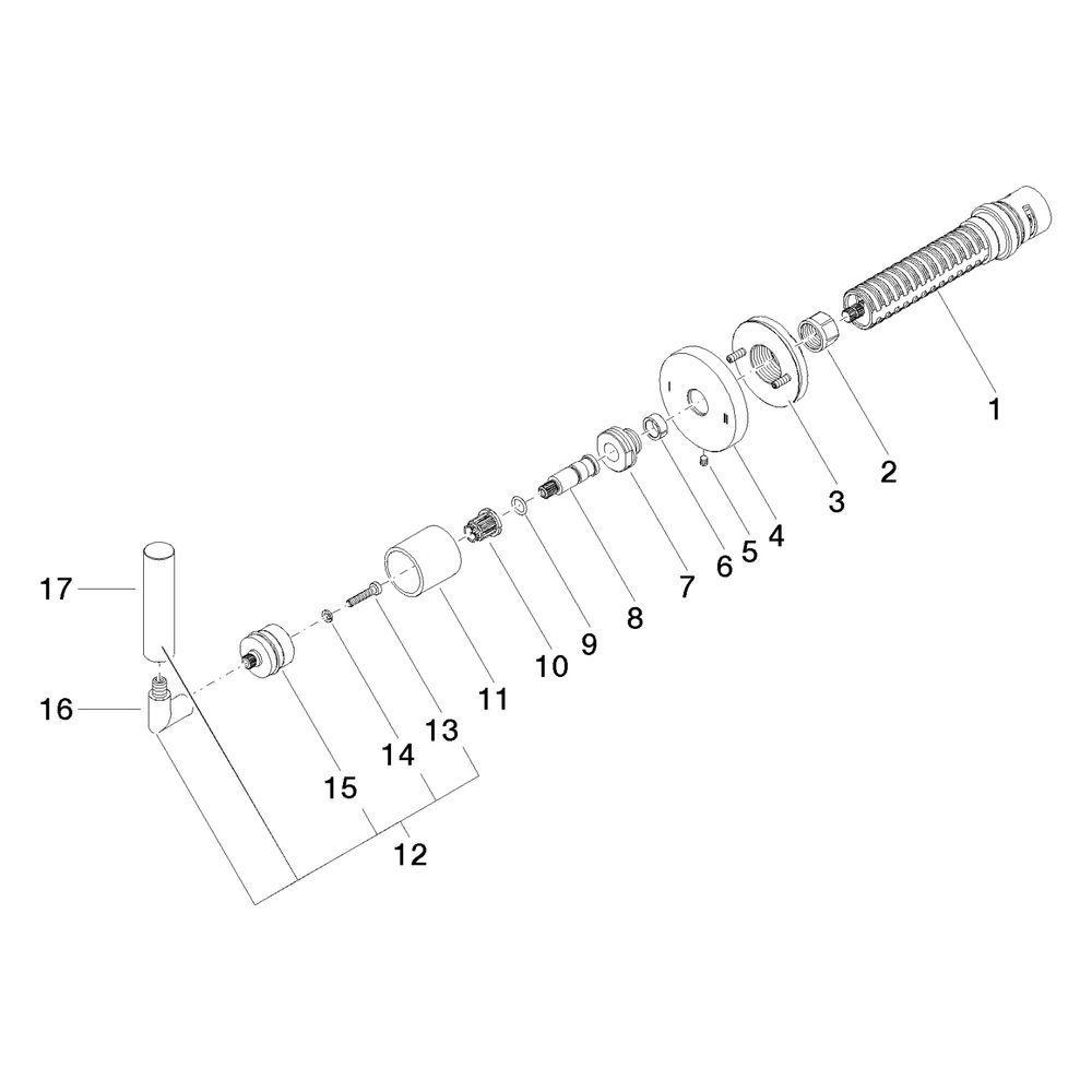 Dornbracht Unterputz-Zweiwege-Umstellung Tara, Rosette 60mm, Platin gebürstet, ... DORNBRACHT-36200882-06 4029011964886 (Abb. 5)