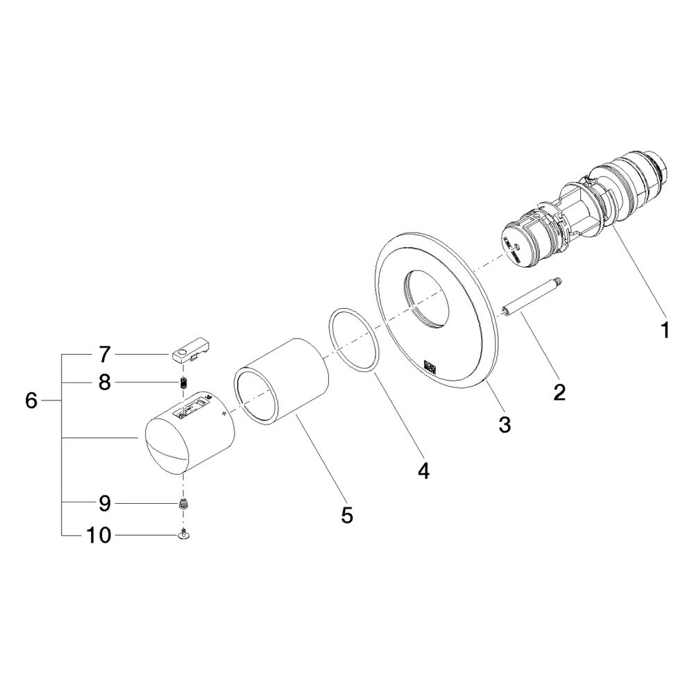 Dornbracht Unterputz-Thermostat Madison xTool ohne Mengenregulierung G 3/4", Ch... DORNBRACHT-36503977-00 4029011848674 (Abb. 5)