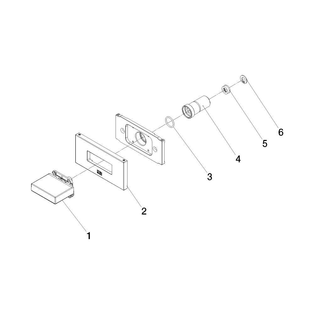 Dornbracht Unterputz-Seitenbrause Water Curve 10l/min, Platin gebürstet... DORNBRACHT-36514979-06 4029011750083 (Abb. 7)