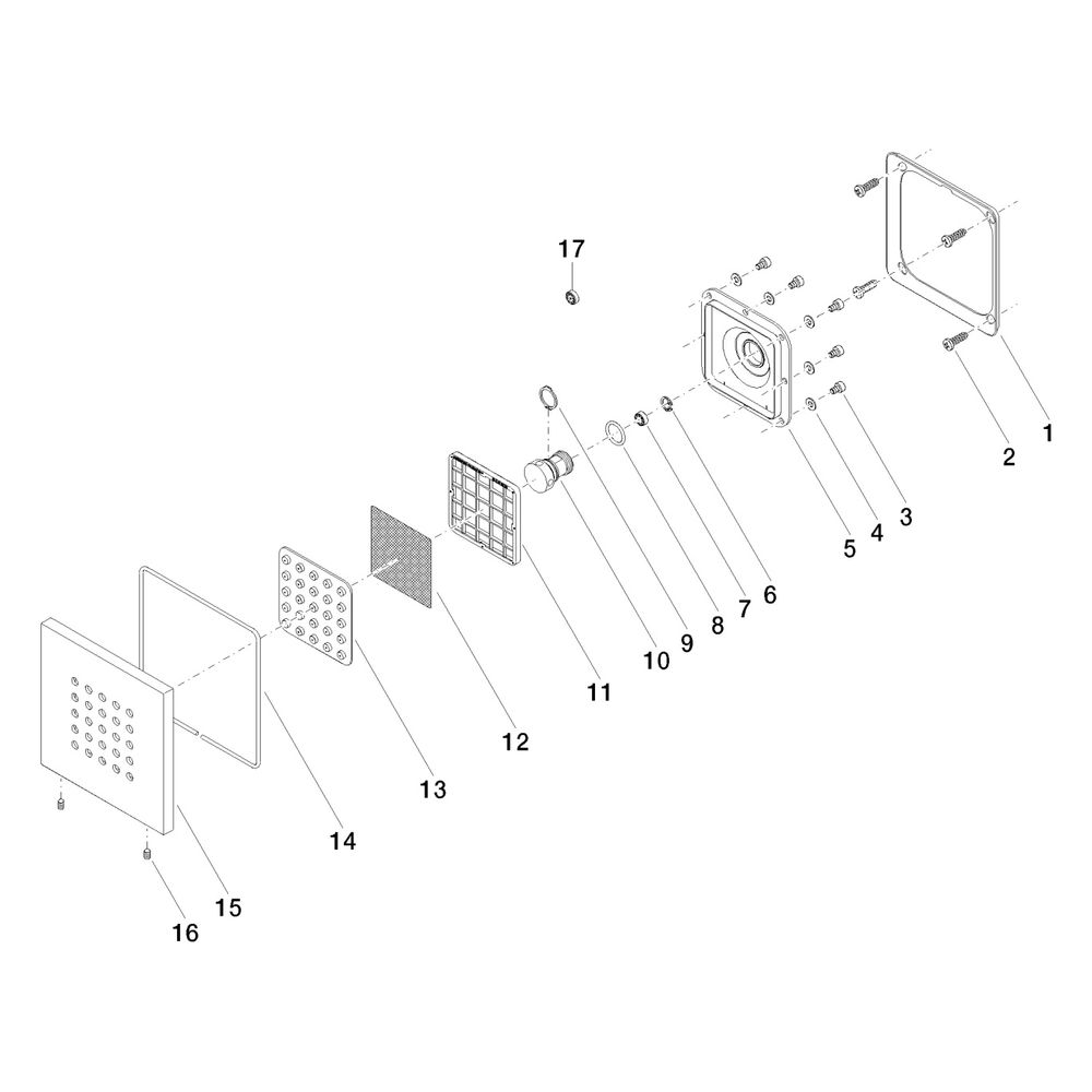 Dornbracht Unterputz-Seitenbrause Water Points FlowReduce 6l/min, Dark Platinum... DORNBRACHT-36515979-99 4029011800597 (Abb. 5)