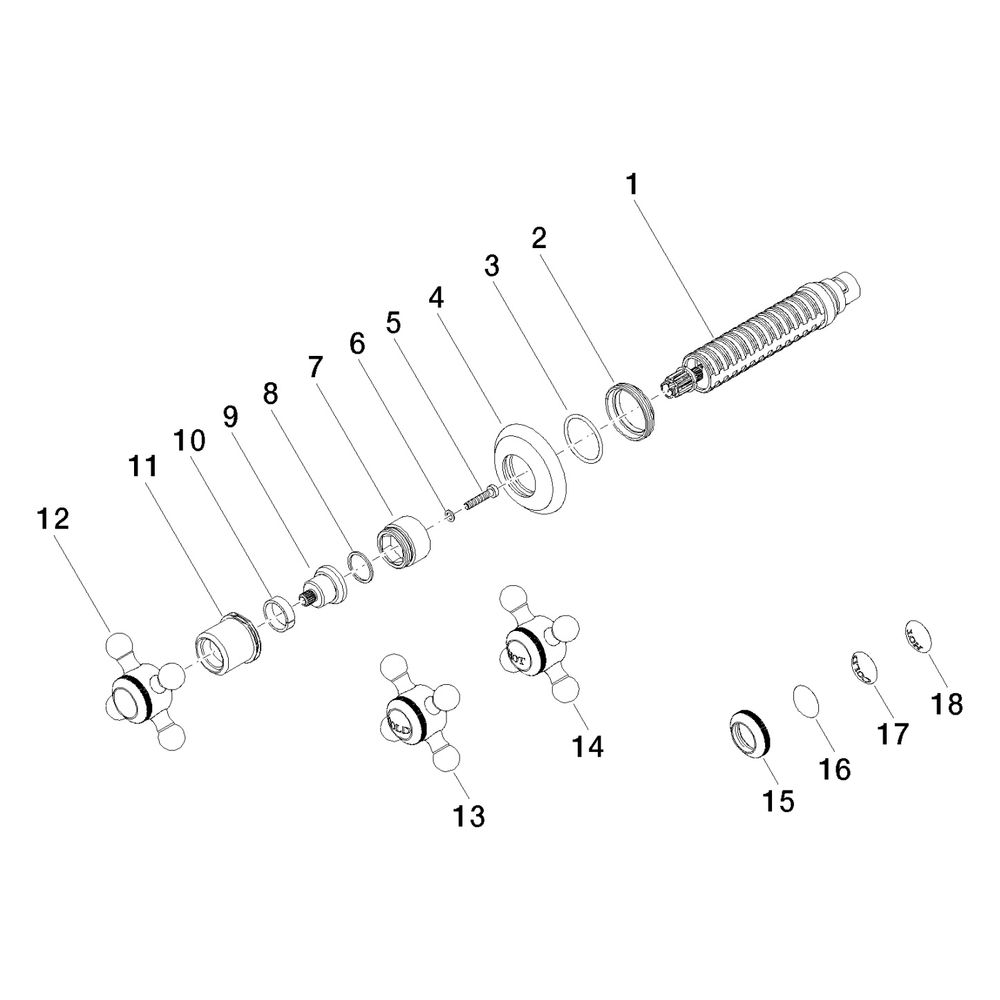Dornbracht Unterputzventil Madison rechtsschließend G 1/2", Platin... DORNBRACHT-36607361-08 4029011853500 (Abb. 5)
