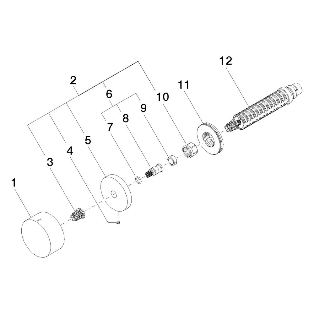Dornbracht Unterputzventil Deque rechtsschließend kalt ohne Rosette Griff 60mm ... DORNBRACHT-36607741-99 4029011855528 (Abb. 5)