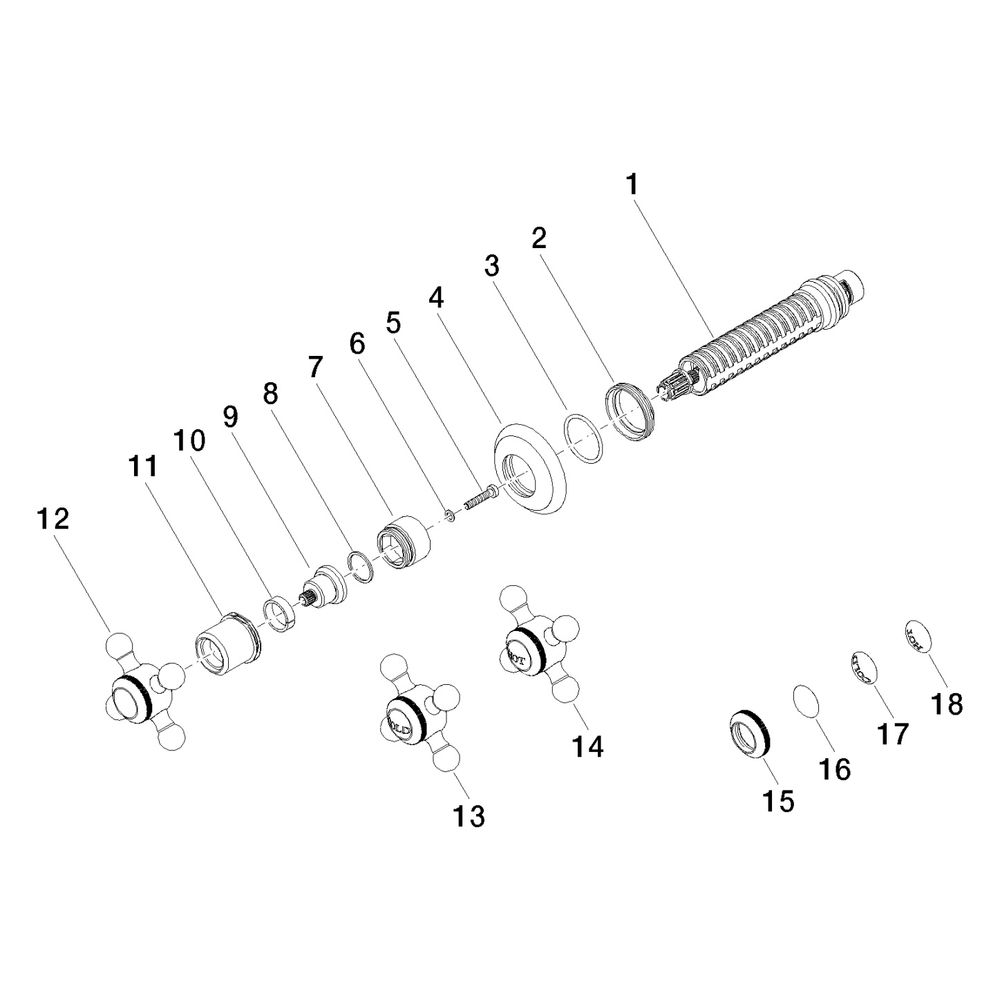 Dornbracht Unterputzventil Madison rechtsschließend G 3/4", Messing gebürstet 2... DORNBRACHT-36608361-28 4029011923333 (Abb. 5)