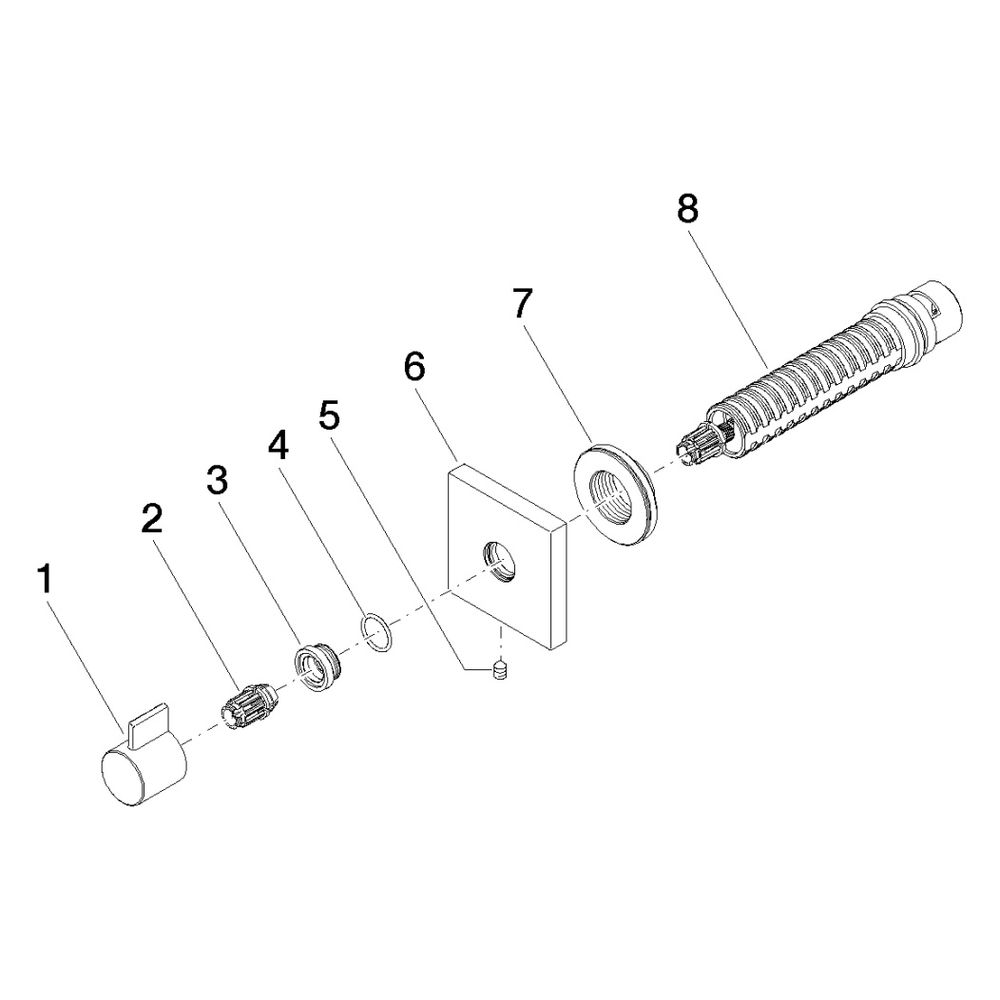 Dornbracht Symetrics Unterputzventil 3/4" 36608985 platin... DORNBRACHT-36608985-08 4029011923487 (Abb. 5)