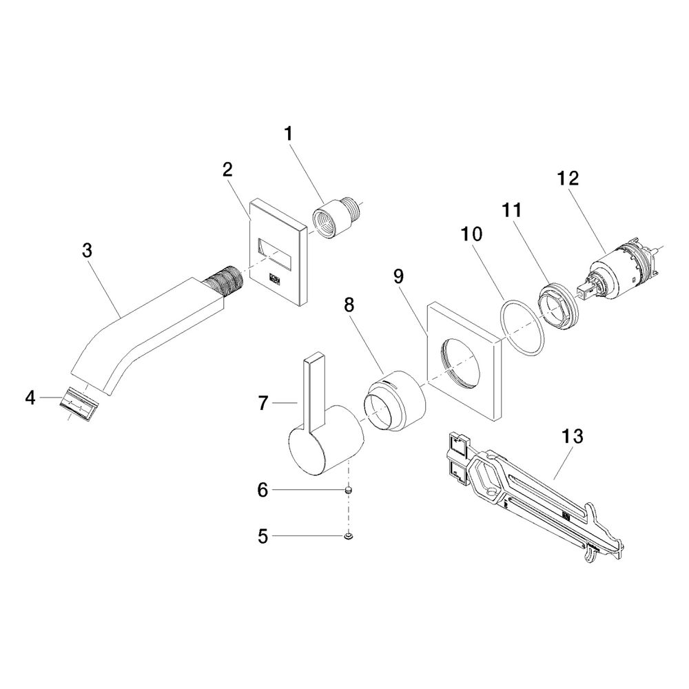 Dornbracht IMO Waschtisch-Wand-Einhandmischer ohne Ablaufgarnitur 36860670 chro... DORNBRACHT-36860670-00 4029011845543 (Abb. 5)