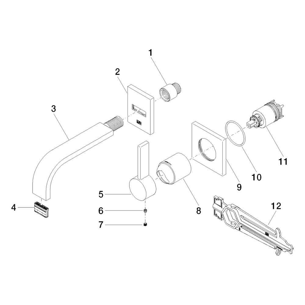 Dornbracht MEM Waschtisch-Wand-Einhandmischer ohne Ablaufgarnitur 36860782 chro... DORNBRACHT-36860782-00 4029011850561 (Abb. 5)