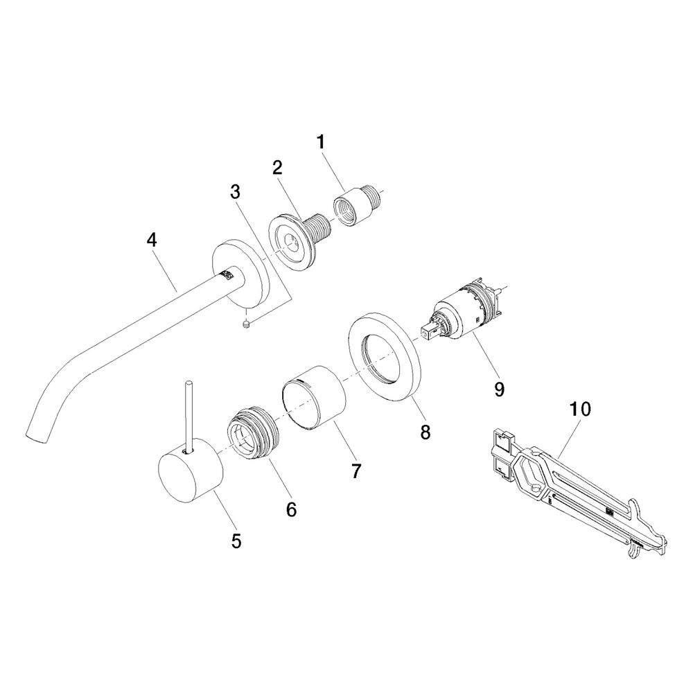 Dornbracht Meta Waschtisch-Wand-Einhandmischer ohne Ablaufgarnitur 36861662 chr... DORNBRACHT-36861662-00 4029011852695 (Abb. 5)