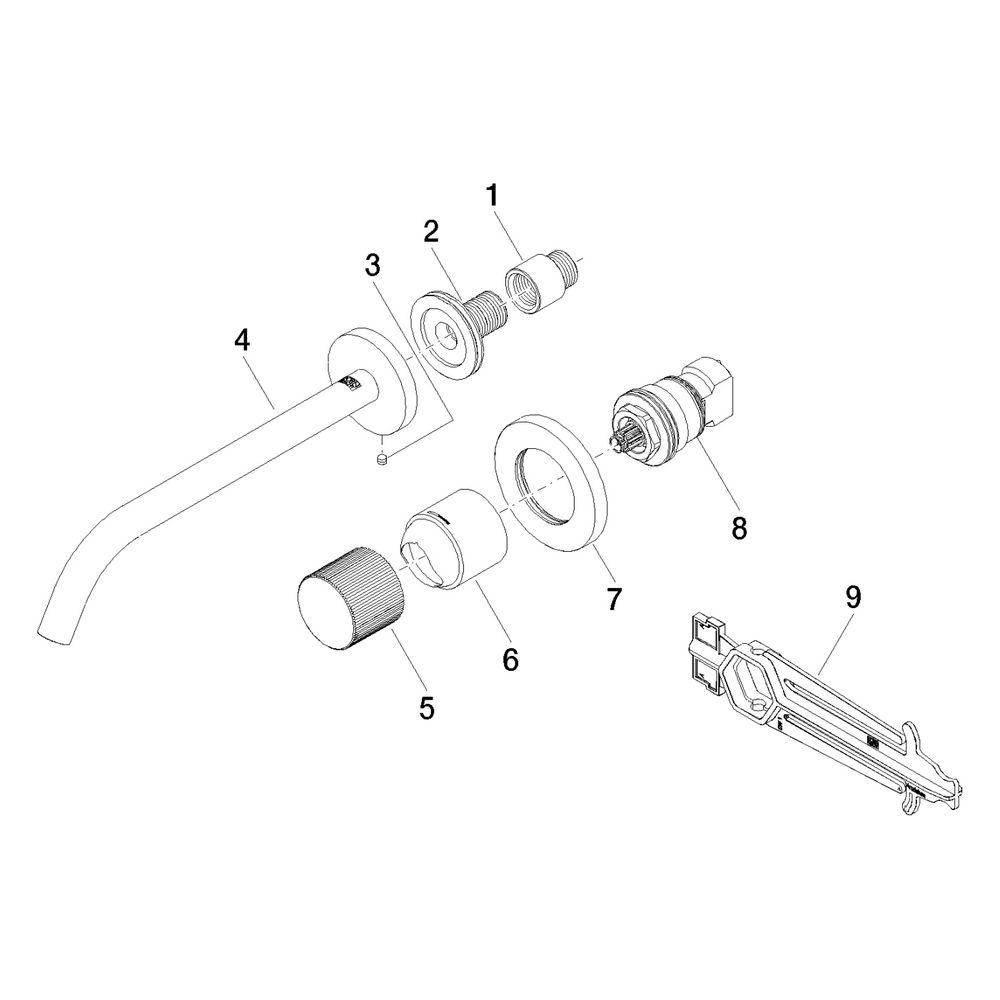 Dornbracht Meta Waschtisch-Wand-Einhandmischer ohne Ablaufgarnitur 36861664 chr... DORNBRACHT-36861664-00 4029011845284 (Abb. 5)