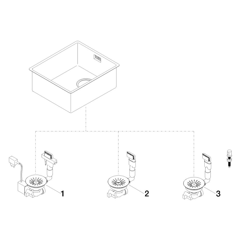 Dornbracht Einzelbecken Serienneutral 38340003 Edelstahl poliert... DORNBRACHT-38340003-85 4029011783555 (Abb. 3)