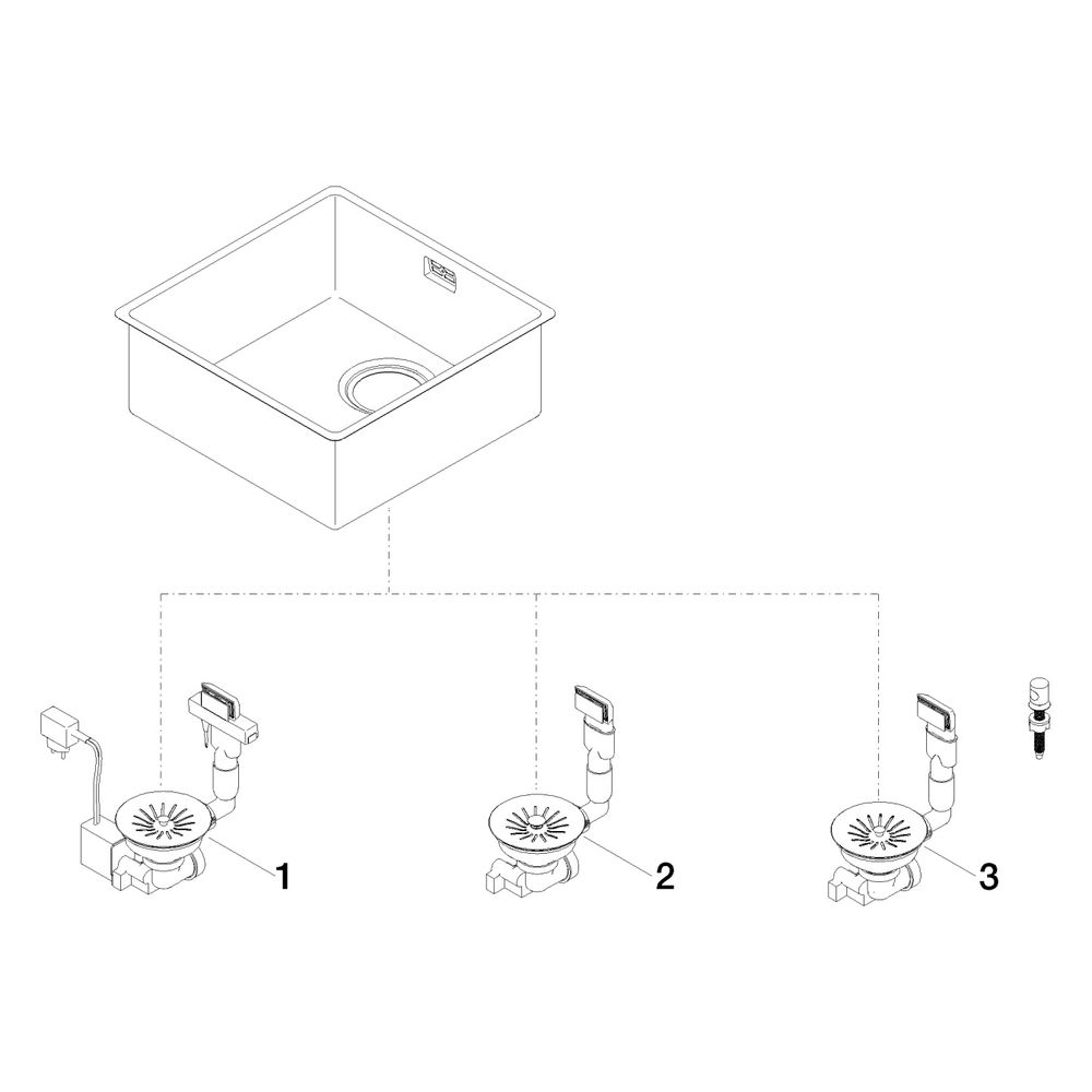 Dornbracht Einzelbecken Serienneutral 38400003 Edelstahl poliert... DORNBRACHT-38400003-85 4029011783562 (Abb. 3)