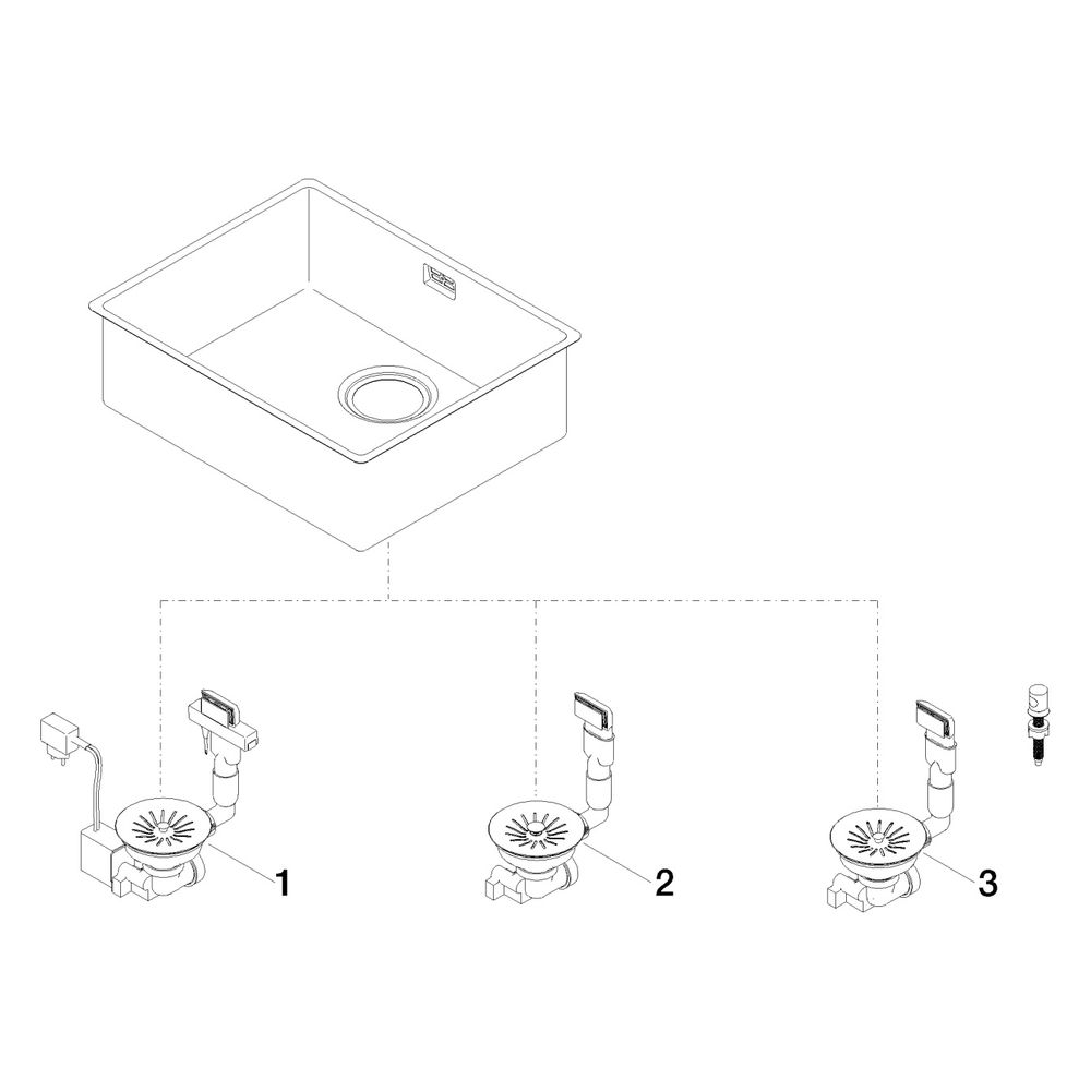 Dornbracht Einzelbecken Serienneutral 38501003 Edelstahl poliert... DORNBRACHT-38501003-85 4029011783616 (Abb. 3)