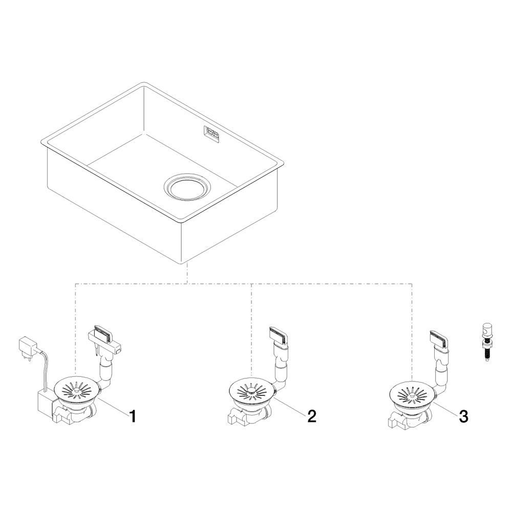 Dornbracht Einzelbecken Serienneutral 38551003 Edelstahl poliert... DORNBRACHT-38551003-85 4029011783623 (Abb. 3)