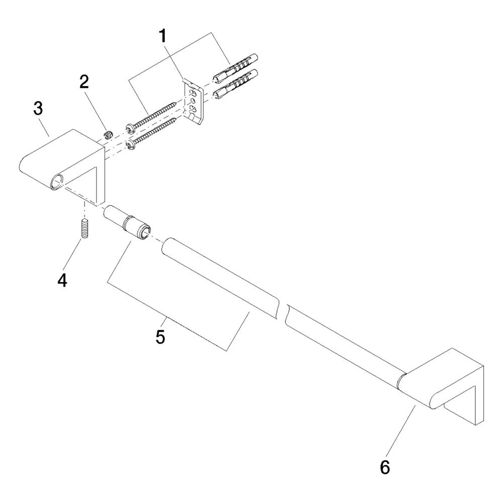 Dornbracht IMO Badetuchhalter 83045670 chrom... DORNBRACHT-83045670-00 4029011564222 (Abb. 5)