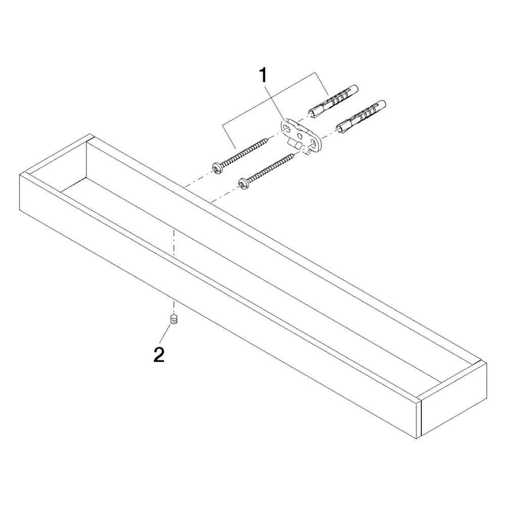 Dornbracht Badetuchhalter Mem Stichmaß 320mm, Champagne gebürstet 22kt Gold... DORNBRACHT-83070780-46 4099477011561 (Abb. 5)