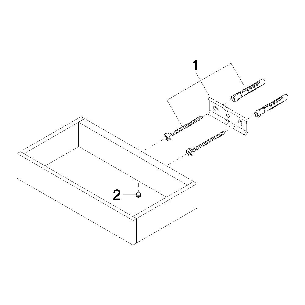 Dornbracht Handtuchring eckig MEM 190x35x105mm, Platin... DORNBRACHT-83200780-08 4029011423680 (Abb. 5)