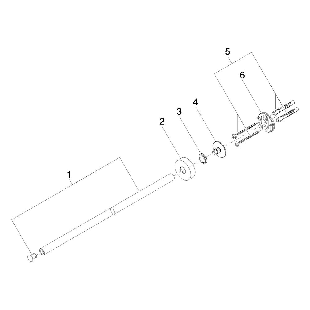 Dornbracht Handtuchhalter 1-teilig, starr, Ausladung 490mm, Chrom... DORNBRACHT-83211979-00 4029011421952 (Abb. 5)