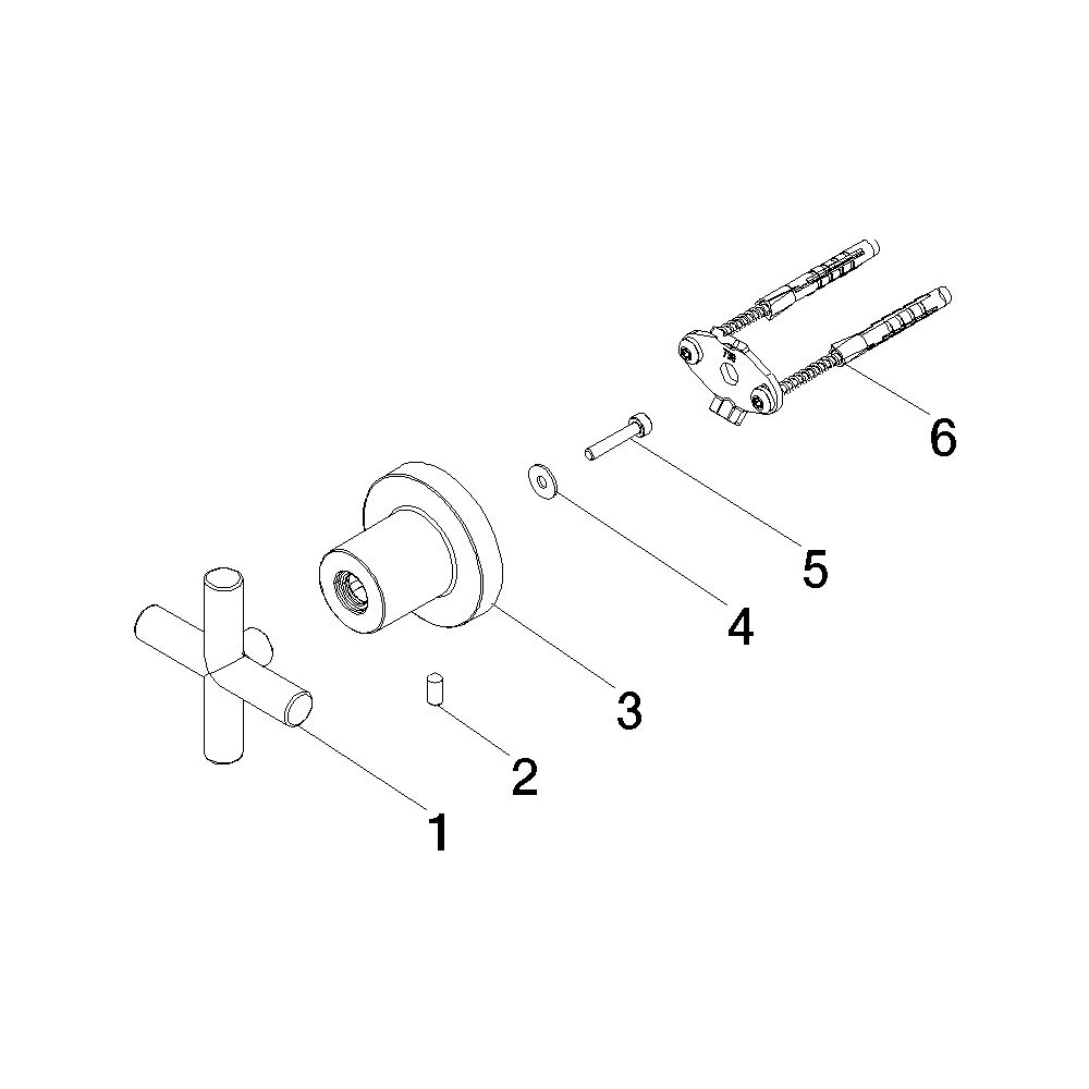 Dornbracht Haken Tara für Wandmontage, Ausladung 64mm, Champagne gebürstet... DORNBRACHT-83251892-46 4099477140902 (Abb. 3)
