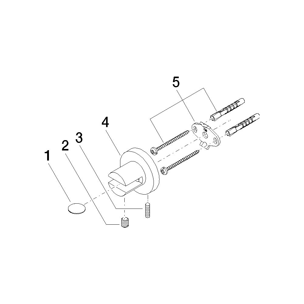 Dornbracht Halter für TARA, Chrom, 83490892-00... DORNBRACHT-83490892-00 4029011515941 (Abb. 3)