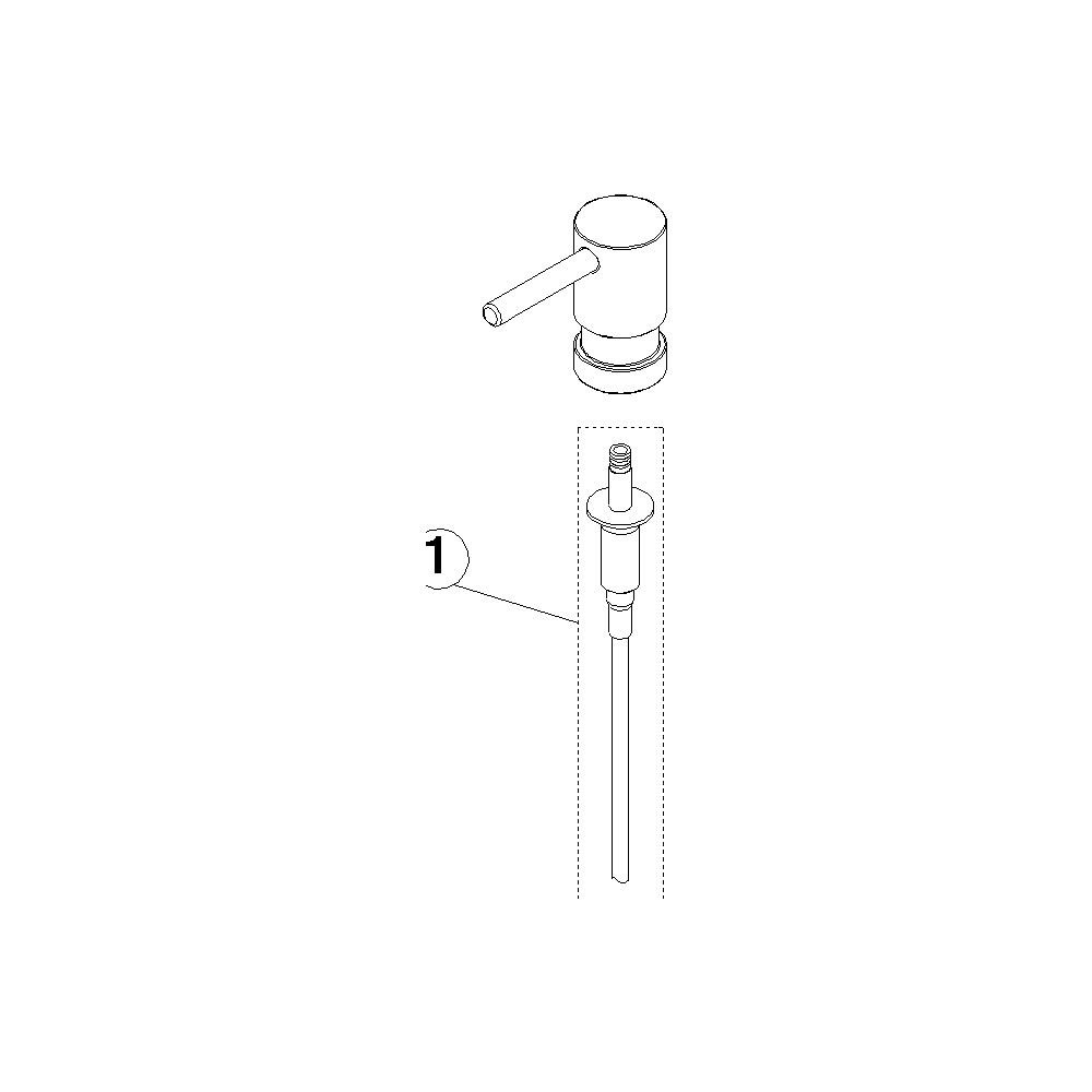 Dornbracht Lotionspender, Chrom, 90101053501-00... DORNBRACHT-90101053501-00 4099477080383 (Abb. 3)