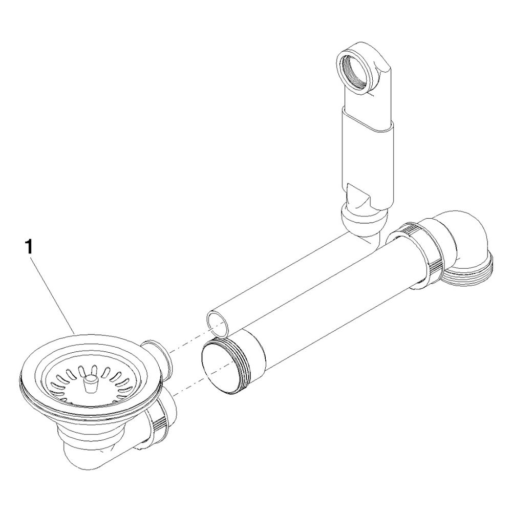 Dornbracht Ablaufgarnitur, 9011012100090... DORNBRACHT-9011012100090 4029011820779 (Abb. 3)