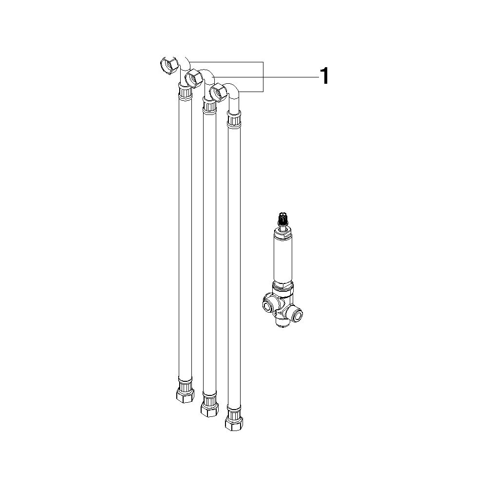 Dornbracht Umstellung, 716x133x80mm, 9017090510090... DORNBRACHT-9017090510090 4029011708749 (Abb. 3)