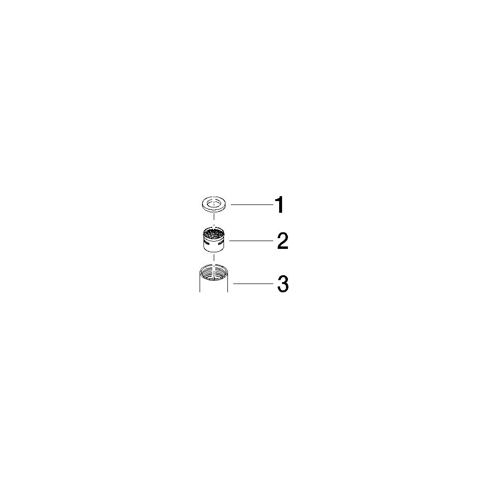 Dornbracht Luftsprudler für M18xIG, Chrom, 90230102500-00... DORNBRACHT-90230102500-00 4029011403514 (Abb. 3)