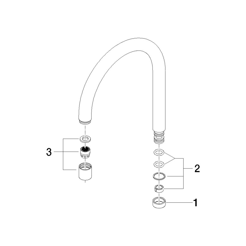 Dornbracht Auslauf, 165mm, 7l/min, Chrom, 90282206602-00... DORNBRACHT-90282206602-00 4029011553981 (Abb. 3)