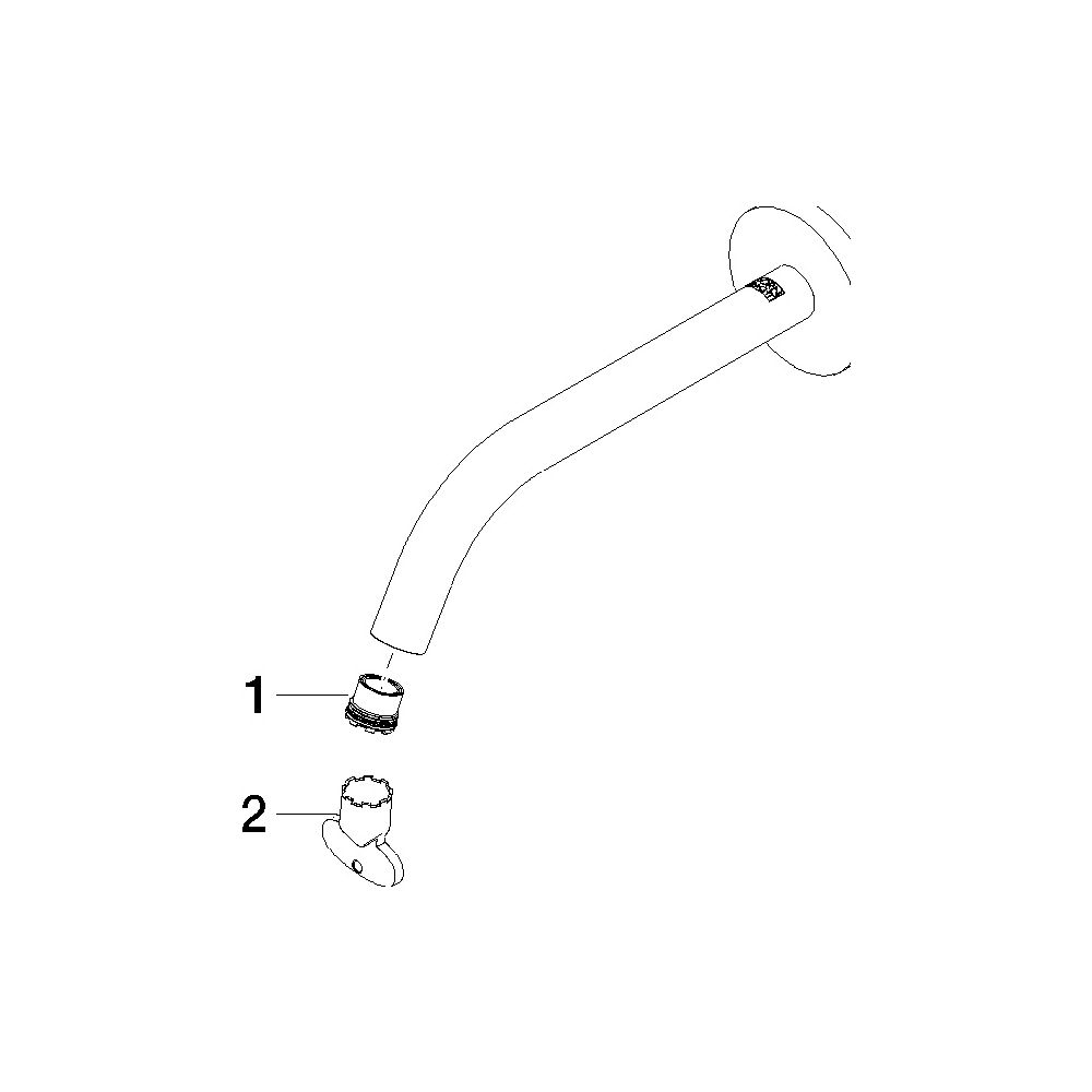 Dornbracht Auslauf für Waschtisch Wand, 190mm, 5,7l/min, Chrom, 90282232300-... DORNBRACHT-90282232300-00 4029011834028 (Abb. 3)