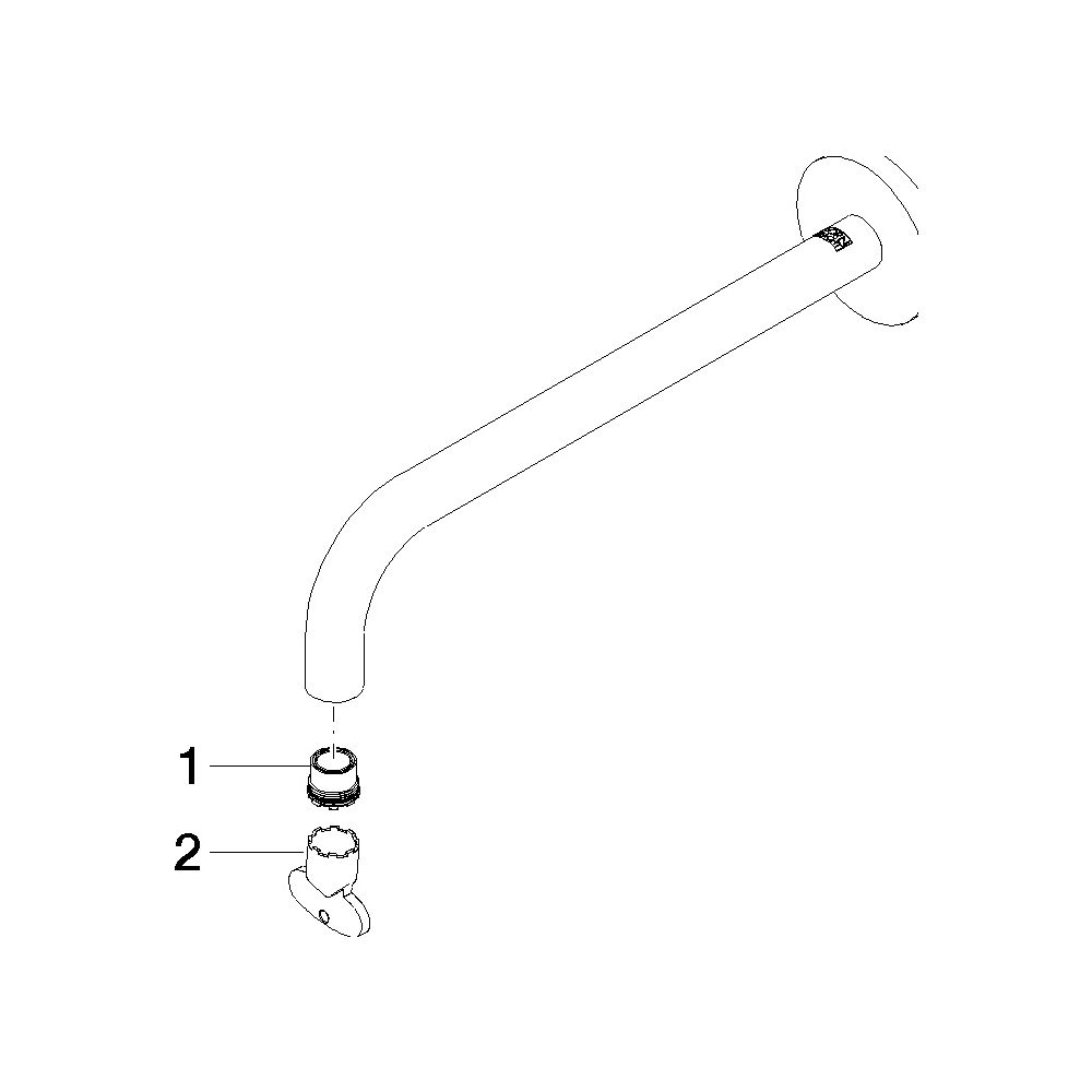 Dornbracht Waschtisch-Wandauslauf, 250mm, 5,7l/min, Chrom, 90282235200-00... DORNBRACHT-90282235200-00 4029011866968 (Abb. 3)