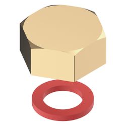 Dornbracht Stopfen mit Dichtung, 1/2", 0421020060092... DORNBRACHT-0421020060092 4029011331954 (Abb. 1)