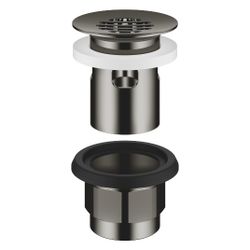 Dornbracht Siebventil für Becken mit Überlauf G 1 1/4", Dark Chrome... DORNBRACHT-10105970-19 4029011996160 (Abb. 1)