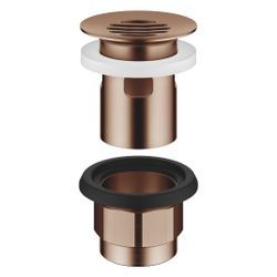 Dornbracht Siebventil für Becken mit Überlauf G 1 1/4", Bronze gebürstet... DORNBRACHT-10105970-42 4099477108070 (Abb. 1)