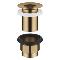 Dornbracht Siebventil für Becken ohne Überlauf G 1 1/4", Dark Brass gebürstet... DORNBRACHT-10110970-39 4099477345888 (Abb. 1)