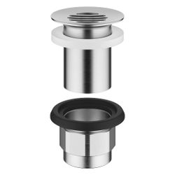 Dornbracht Siebventil für Becken ohne Überlauf G 1 1/4", Chrom gebürstet... DORNBRACHT-10110970-93 4029011943218 (Abb. 1)