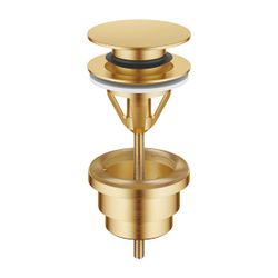 Dornbracht Ablaufgarnitur mit Druckverschluss G 1 1/4" für Becken mit Überlauf,... DORNBRACHT-10125970-28 4029011896262 (Abb. 1)