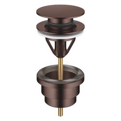 Dornbracht Ablaufgarnitur mit Druckverschluss G 1 1/4" für Becken mit Überlauf,... DORNBRACHT-10125970-43 4099477462691 (Abb. 1)
