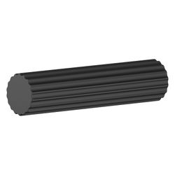 Dornbracht Hebel Tara mit linearer Struktur für Waschtischarmaturen, Schwarz ma... DORNBRACHT-11171882-33 4029011980145 (Abb. 1)