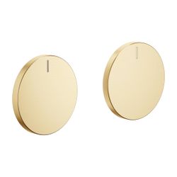 Dornbracht Griffeinsatz CYO warm und kalt Set, Messing gebürstet 23kt Gold... DORNBRACHT-11283811-28 4029011929670 (Abb. 1)